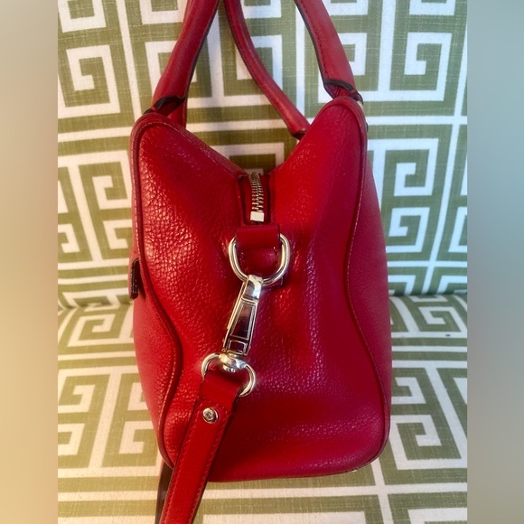 SOLD! KATE SPADE NY SHELBY GRANT PARK RED GERANIUM LEATHER CROSSBODY BAG - Picture 7 of 13